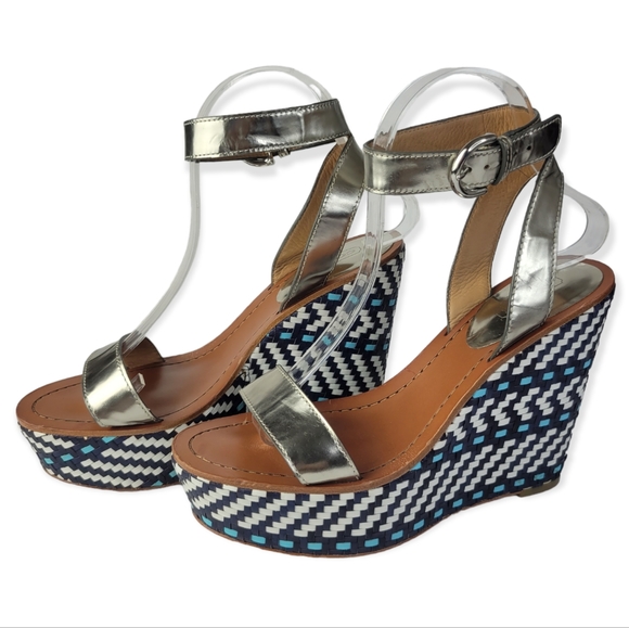 Coach Gemma Wedge Sandals Size‎ 8 - Picture 1 of 13